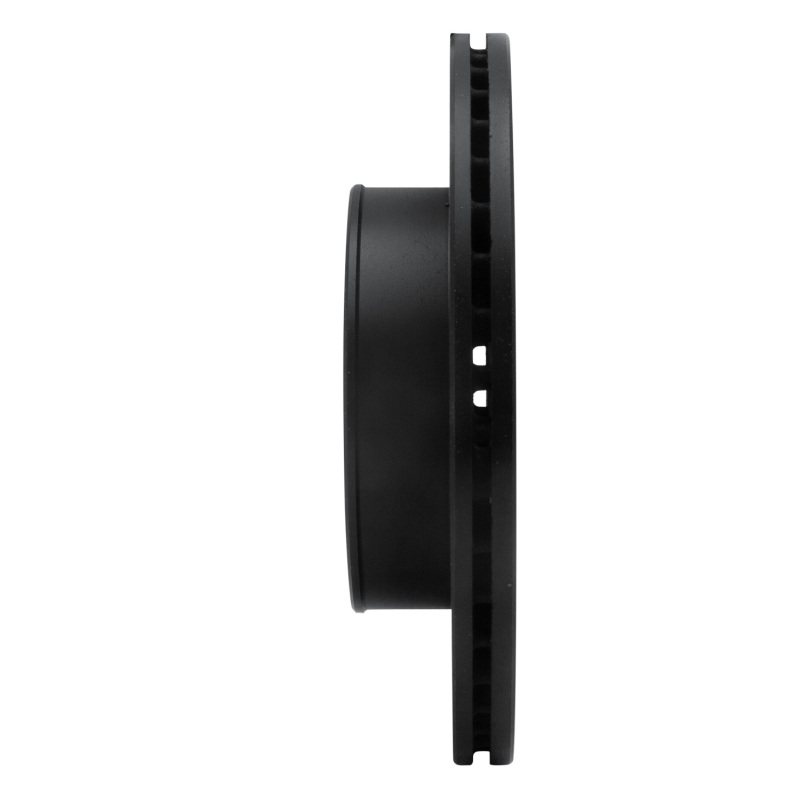 Hyundai Accent Brake Rotor (1) - Front Left - R1 Concepts - Drilled & Slotted - Black - `00-`02